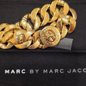 Marc by Marc Jacobs Cuban Gold Link Bracelet